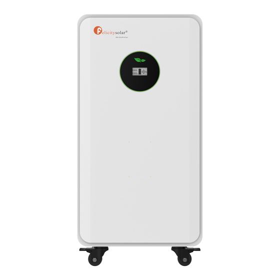 23,5 kWh — Batterie LiFePO₄ basse tension, installation au sol — FLA48460-EU | Felicity Solar