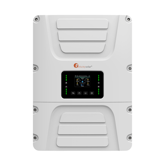 Onduleur hybride Off-Grid / On-Grid 48 V monophasé 6 kW IP65 – Felicity Solar – IVAM6048P1G1