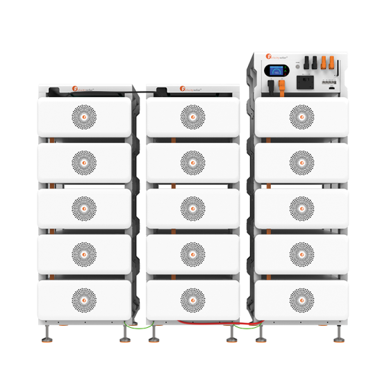 20,48–61,44 kWh — Système de batteries LiFePO₄ modulaire en rack • Haute tension — FLH48100UG1 | Felicity Solar