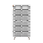 20,48–61,44 kWh — Système de batteries LiFePO₄ modulaire en rack • Haute tension — FLH48100UG1 | Felicity Solar