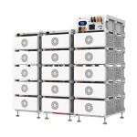 20,48–61,44 kWh — Système de batteries LiFePO₄ modulaire en rack • Haute tension — FLH48100UG1 | Felicity Solar