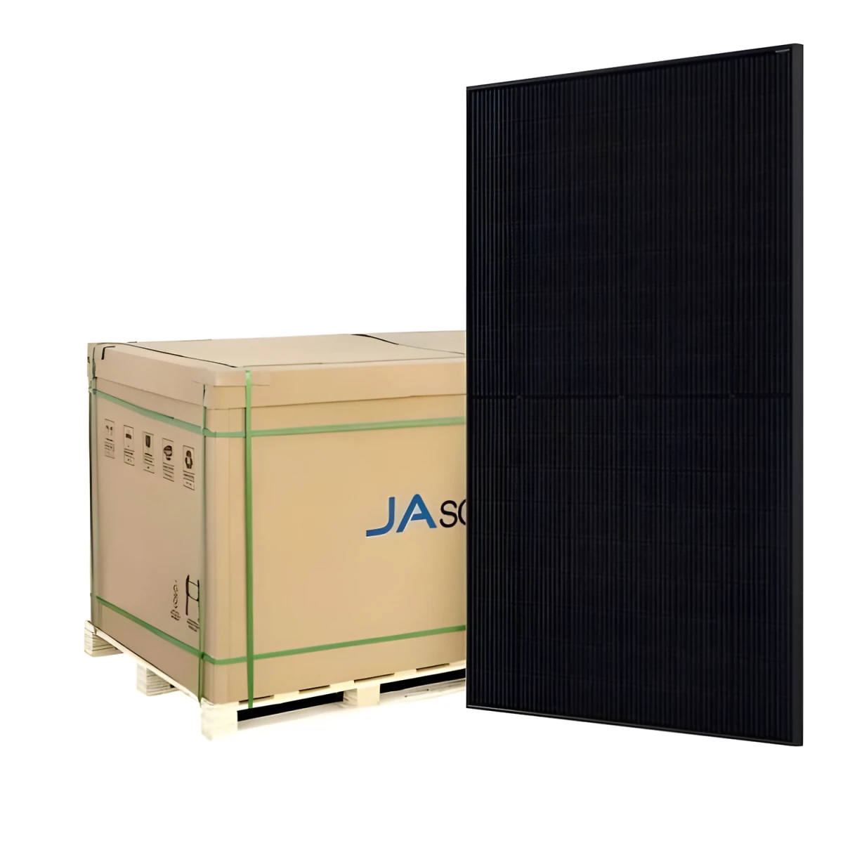 Palette de 36 panneaux solaires JA Solar 455W bifaciaux double verre N-Type