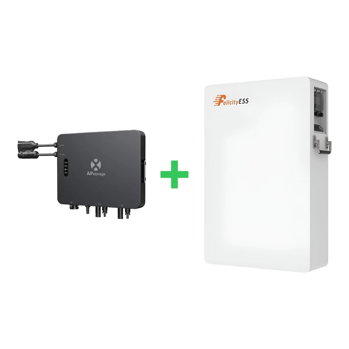 Kit de stockage pour centrale balcon – Onduleur hybride APsystems EZHI 1200W + Batterie Felicity 5,1 kWh (Retry 2)