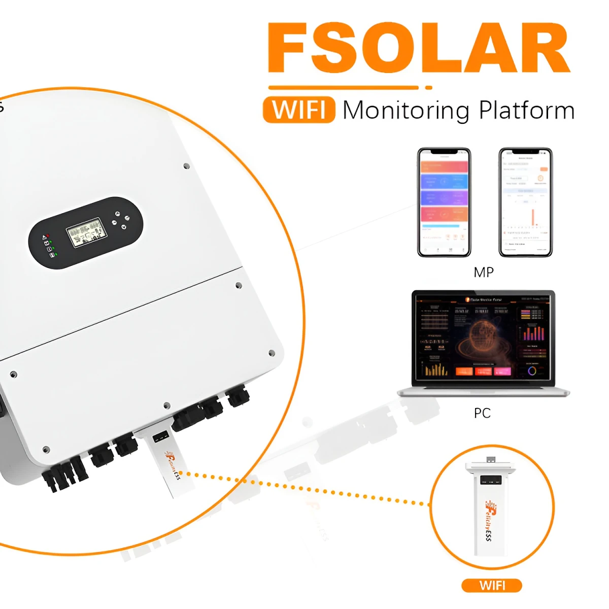 Inverter ibrido a bassa tensione Felicity Solar T-REX-10KLP3G01 10kW trifase